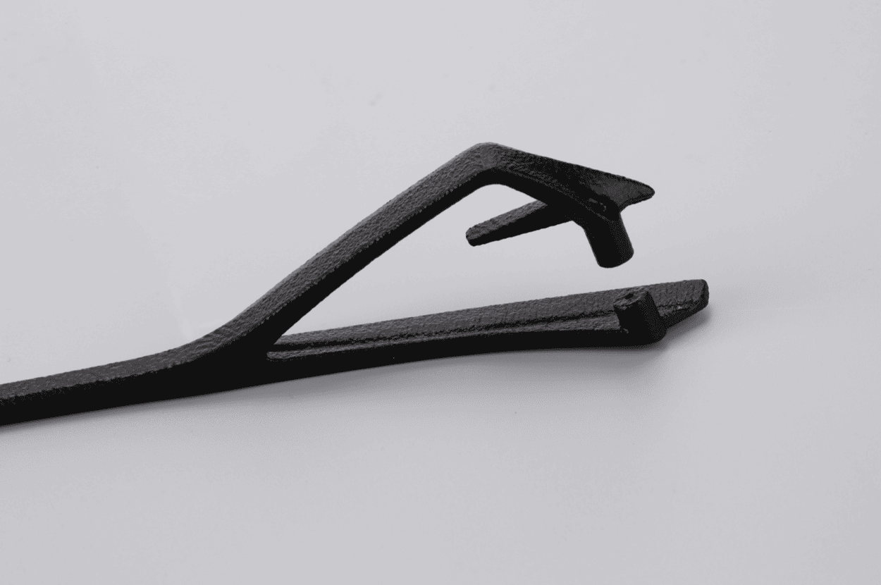 vapor smoothed sls printed nylon_black